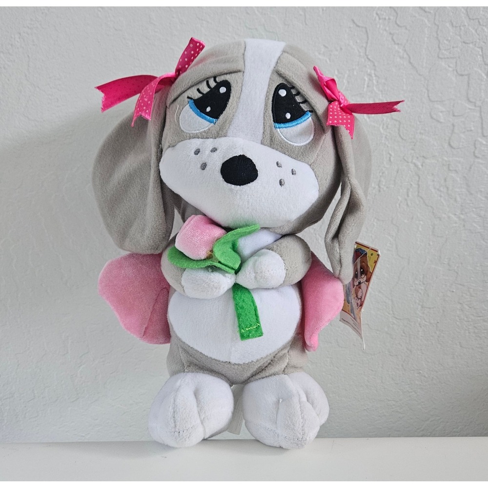 Nanco Sad Sam & Honey Plush 12" Honey Angel Sad Eyed Dog Joseph Giordano